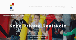 Desktop Screenshot of koege-realskole.dk